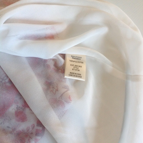 NWT Max Studio Floral Tank Top (S) - Picture 5 of 11